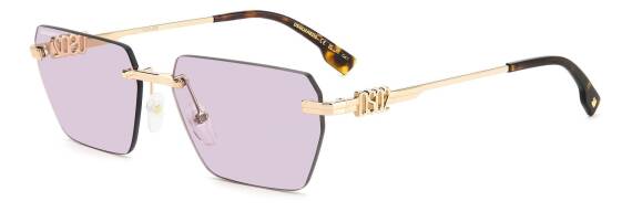 Dsquared2 D2 0102/S - EYR57UR Vıolet Erkek Güneş Gözlüğü - 1
