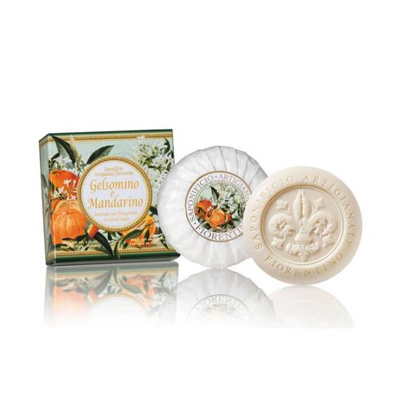 Saponificio Artigianale Fiorentino Sabun 100 Gr - Jasmine And Tangerine - 1