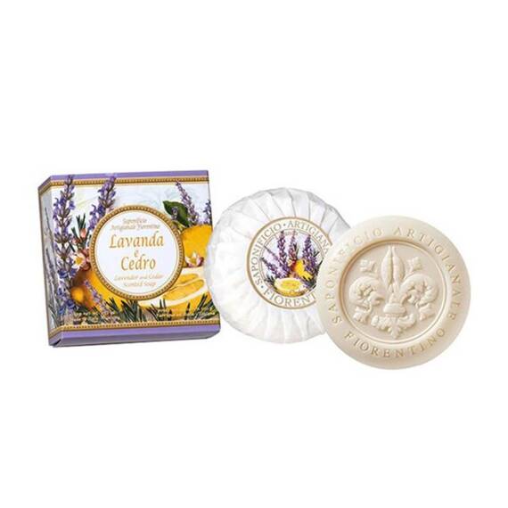 Saponificio Artigianale Fiorentino Sabun 100 Gr - Lavender And Cedar - 1