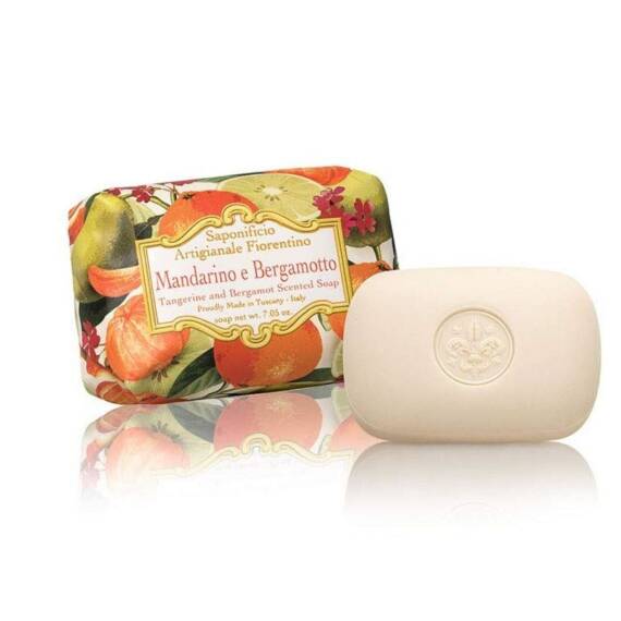 Saponificio Artigianale Fiorentino Sabun 200 Gr (7) - Tangerine And Bergamot - 1