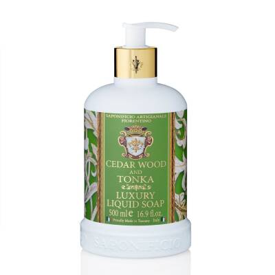 Saponificio Artigianale Fiorentino Sıvı Sabun 500 Ml - Cedarwood and Tonka - 1