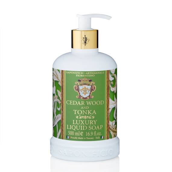 Saponificio Artigianale Fiorentino Sıvı Sabun 500 Ml - Cedarwood and Tonka - 1