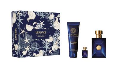 Versace Dylan Blue Pour Homme Edt 100 Ml + Shower Gel 150 Ml + Edt 5 Ml - 1
