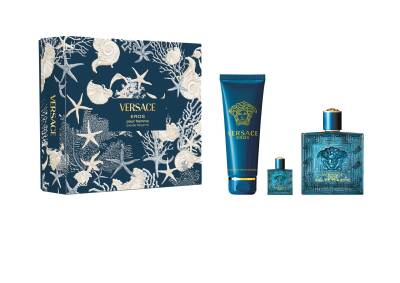 Versace Eros Edt 100 Ml + Shower Gel 150 Ml + Edt 5 Ml - 1