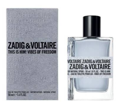 Zadig Voltaire This Is Him Vibes Of Freedom Edt 50 Ml - 1